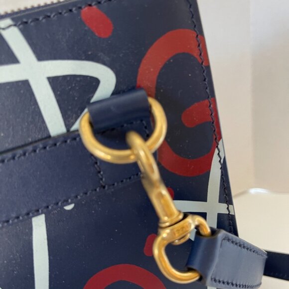 Gucci 445597 Ghost GG Stars Big Pouch Multicolor Leather Clutch (152481) - Picture 4 of 9